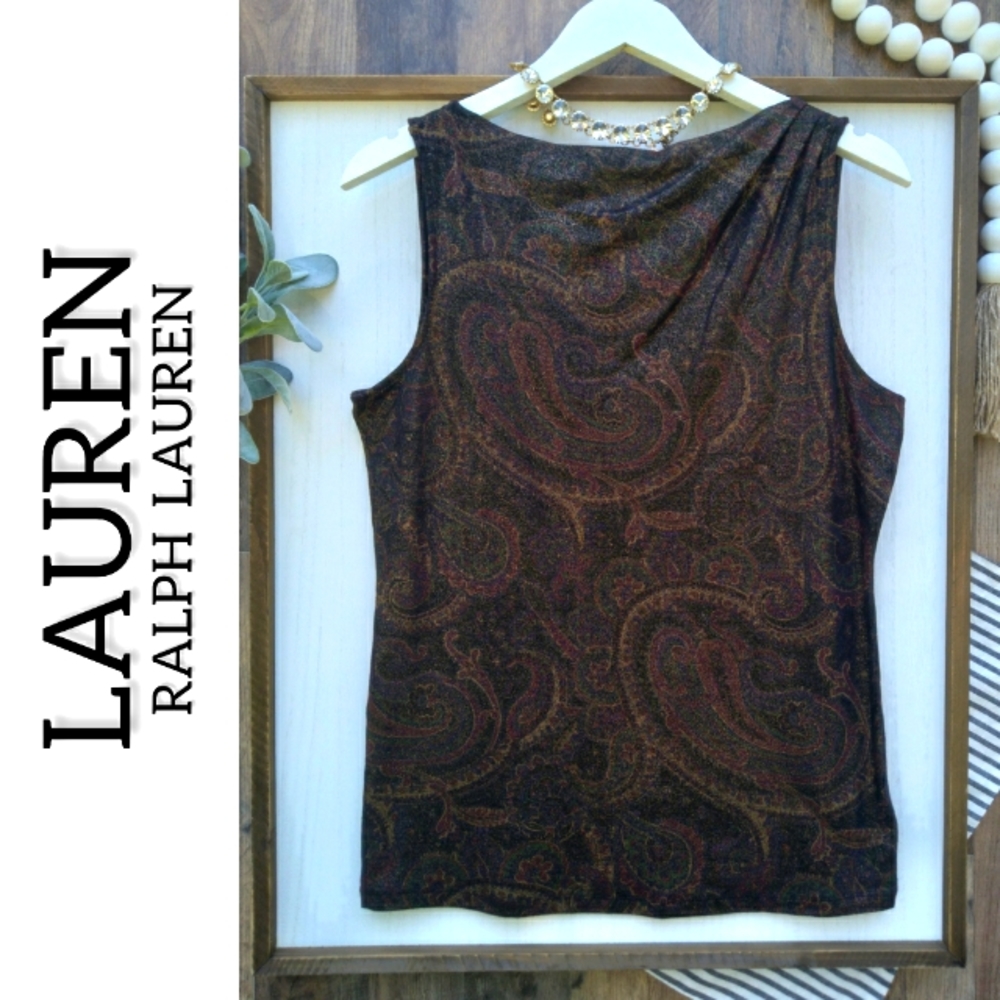 LAUREN RALPH LAUREN size large sleeveless top